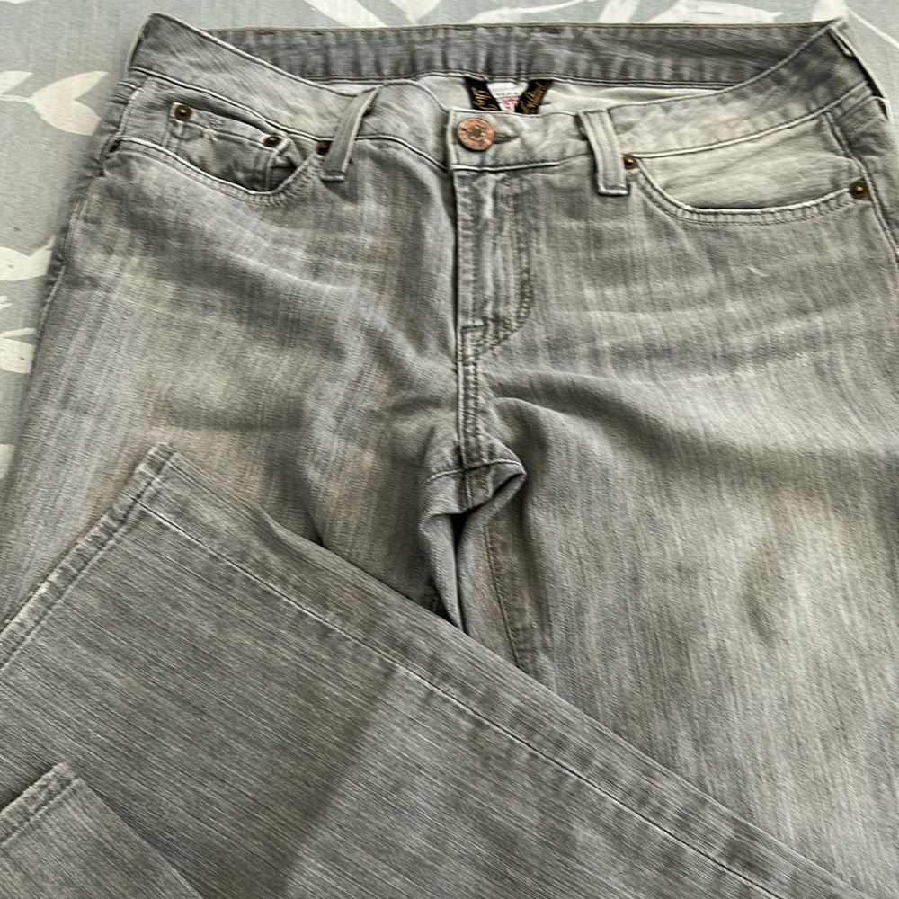 Lucky Brand Gray Lola Boot Jeans Size 12